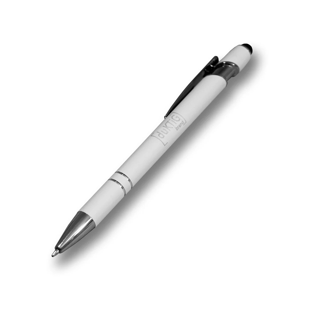 The audio of pressing a press pen