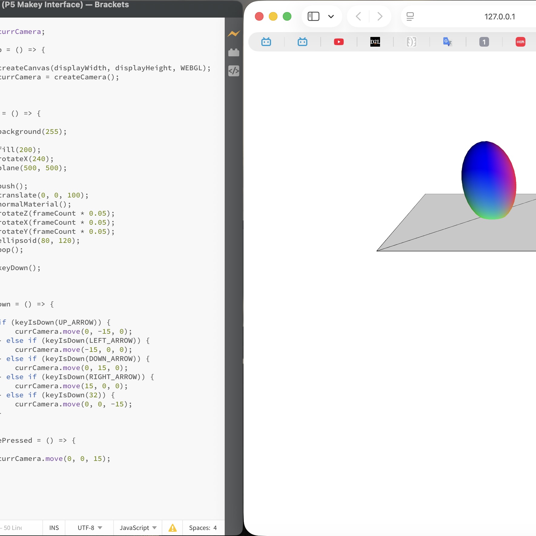 I adjusted the bottom surface