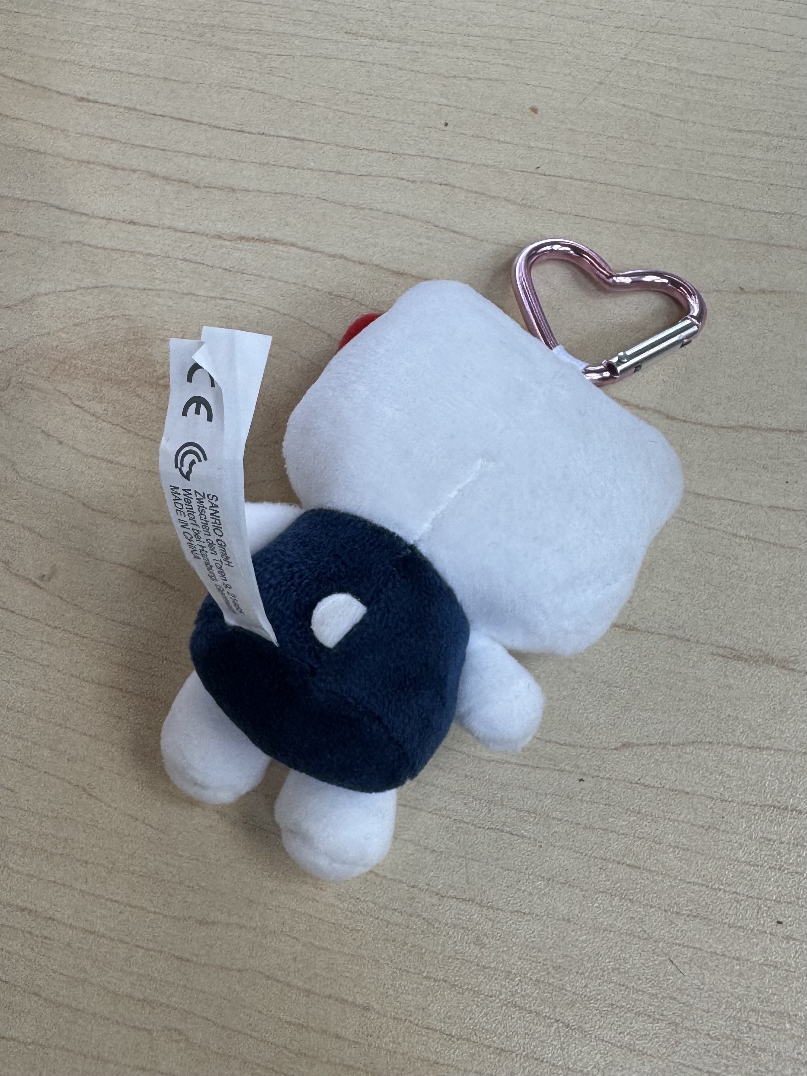 This is a back shot image of a HelloKitty.