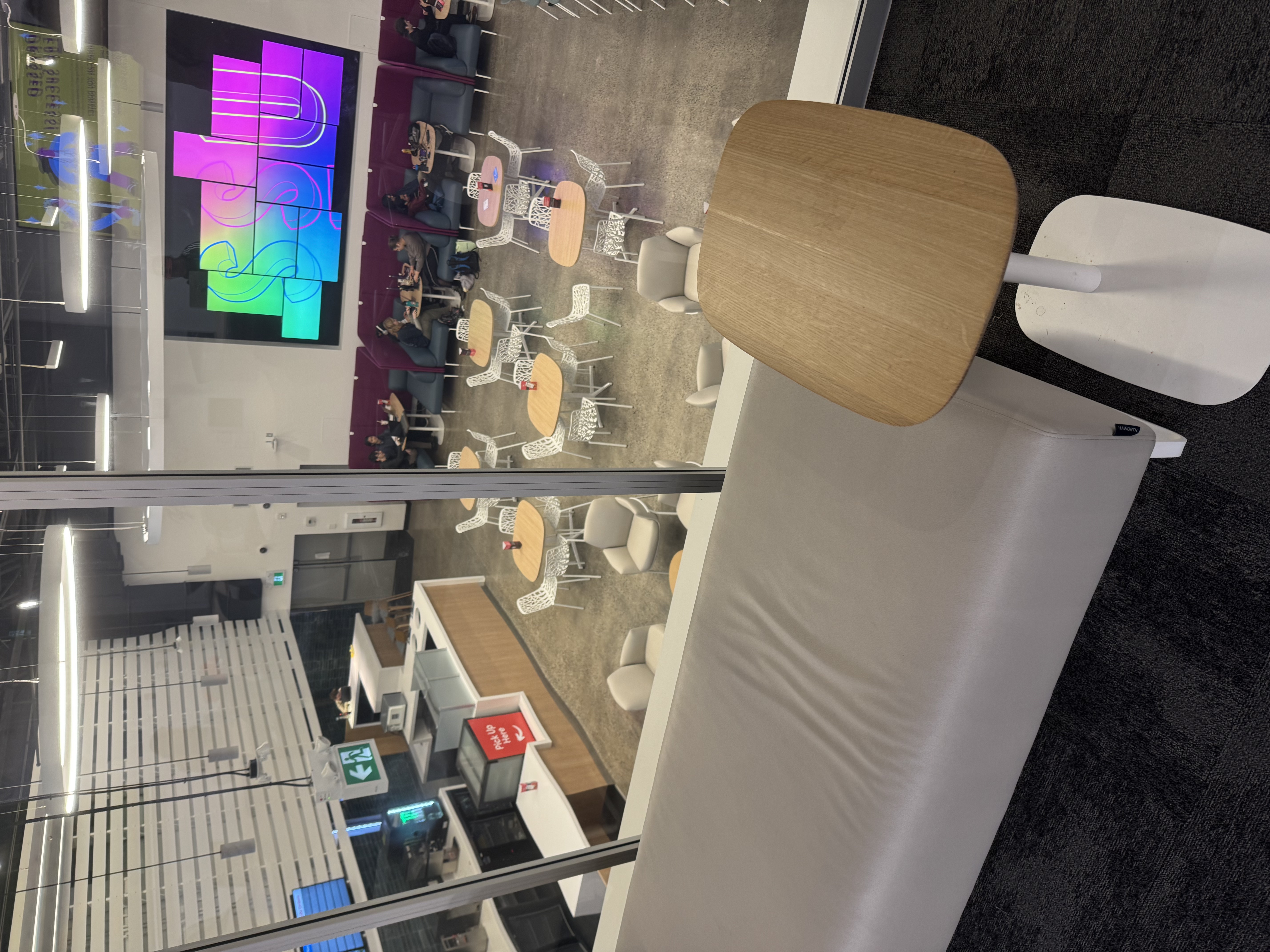 A corner on the 2nd floor in SSU building