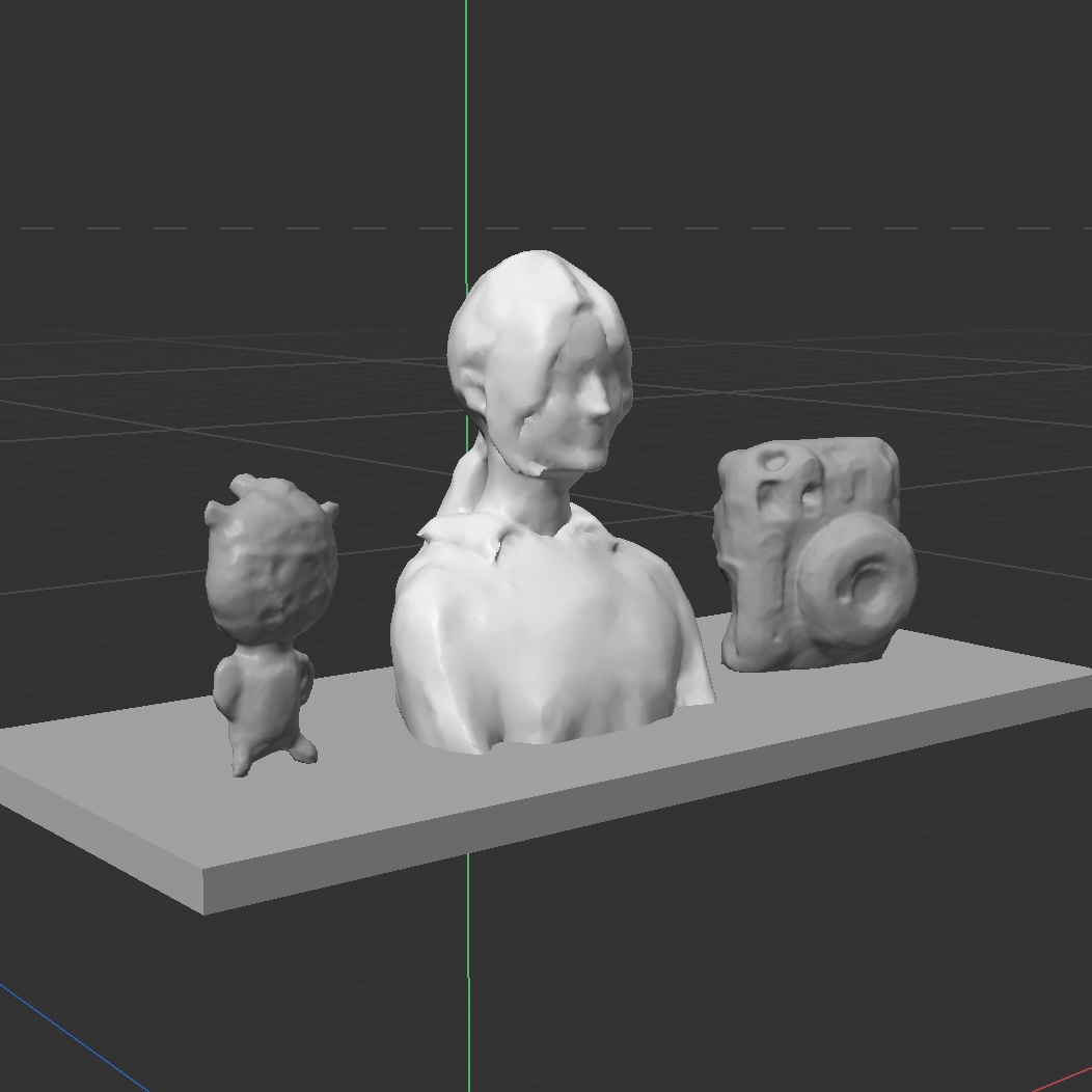 The final outcome of the model in Cinema 4D